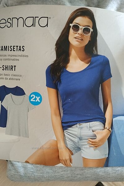 Набор из 2-ух футболок Esmara, XS