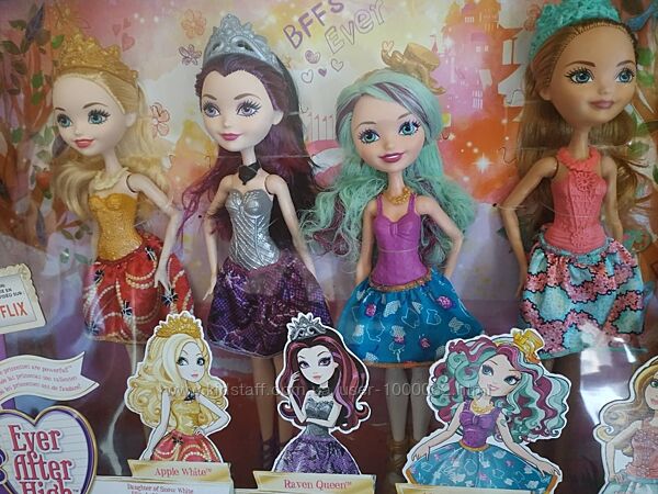 Набір із 4х ляльок Ever After High