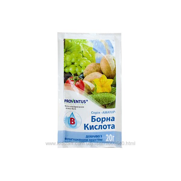 Добриво Борна кислота98.6Proventus. 20 г. 