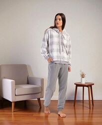 Теплі флісові піжами на блискавці