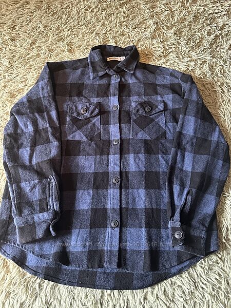 Фланелева рубашка 164р