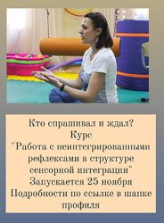 Елена Порошина Курсы Сенсорная интеграция, Нейропсихологическая коррекция