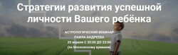 Стратегии развития успешной личности Вашего ребёнка Павел Андреев