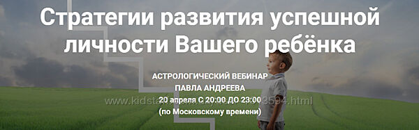 Стратегии развития успешной личности Вашего ребёнка Павел Андреев