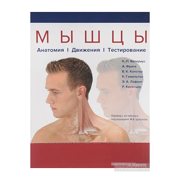 Мышцы. Анатомия. Движения. Тестирование Валериус