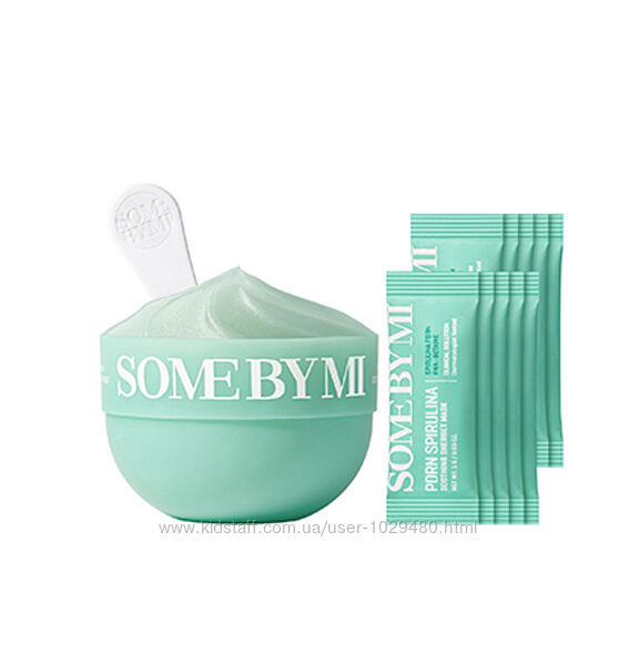 SOME BY MI Spirulina Заспокійлива маска для обличчя з спіруліною, 1 гр.10 