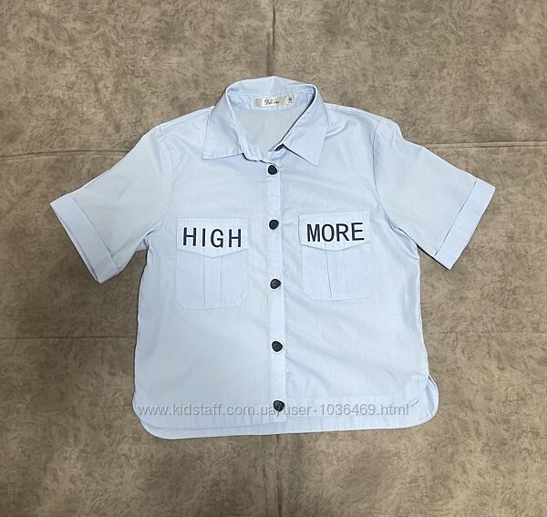 Рубашка з коротким рукавом 152-158 см