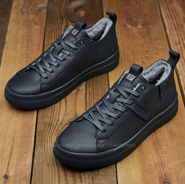 Чоловічі теплі черевики ботінки Мужские зимние кроссовки ботинки с теплым м