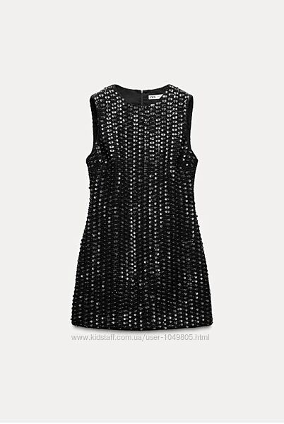 Коротка сукня zw collection zara з блискітками