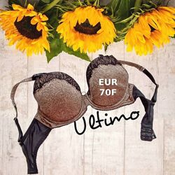 Ultimo EUR 70F Бюстгальтер поролон косточка черный/под золото 