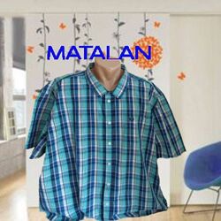 Matalan Lincoln Новая Хлопковая мужская рубашка короткий рукав 4XL