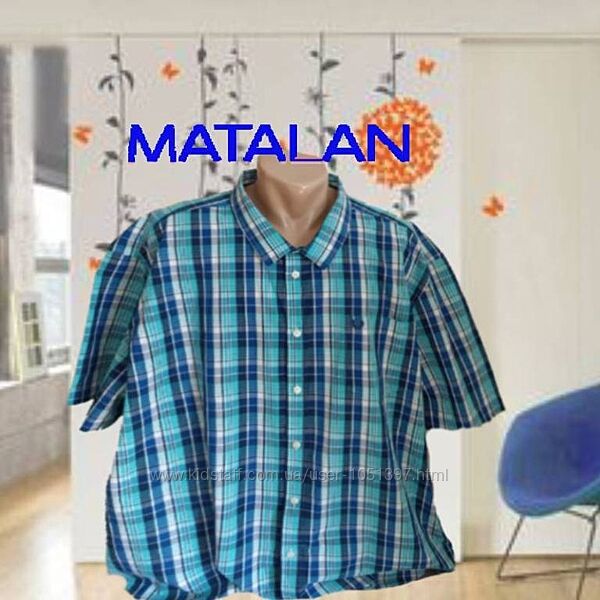 Matalan Lincoln Новая Хлопковая мужская рубашка короткий рукав 4XL