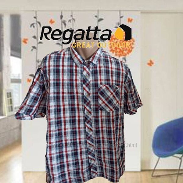 Regatta Рубашка мужская короткий рукав сжатка 2XL