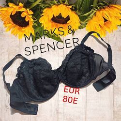 Marks&Spencer EUR 80E Бюстгальтер мягкий косточка черный