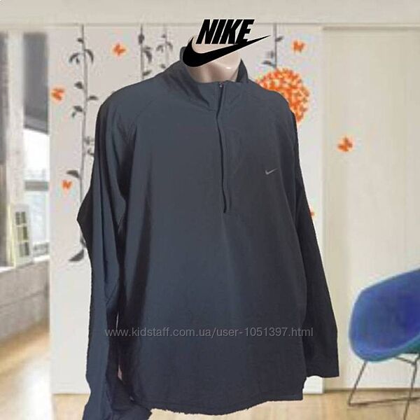 Nike Clima fit оригинал Спортивный реглан мужской черный длинный рукав черн