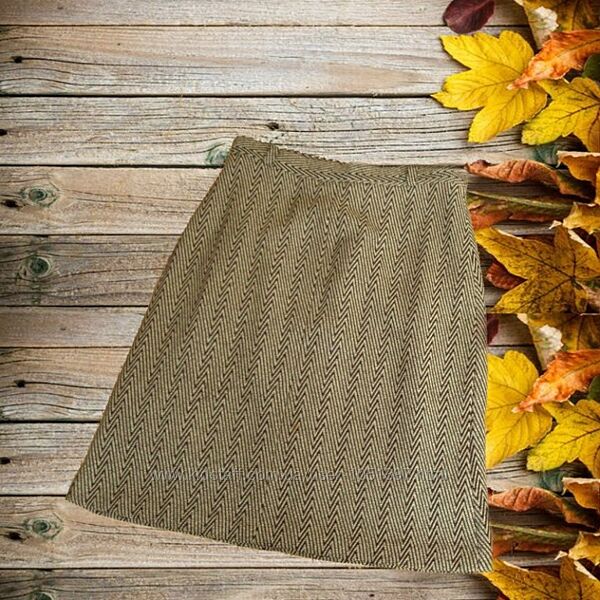 Красивая женская юбка теплая шерстяная 