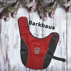 Barkhaus Теплая накидка собачья на флисе со светоотражающим рисунком 