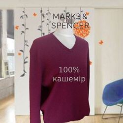 Marks&Spencer Autograph Кашемировый женский свитер пуловер фуксия меланж 2X