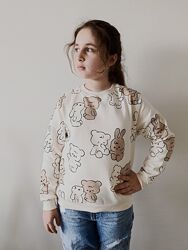 Трикотажна кофта на байці від h&m ріст від 122 до 140 см