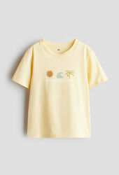 Футболки жовті - surf sun від h&m ріст від 110 до 140 см