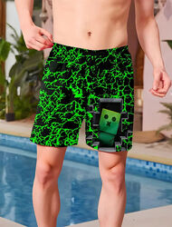 Шорти -плавки minecraft від 7 до 14 років