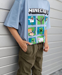 Футболка голуба minecraft від zara від 5 до 14 років