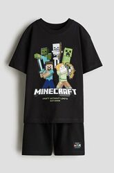 Комплект minecraft від h&m на хлопчиків від 110 до 140 см