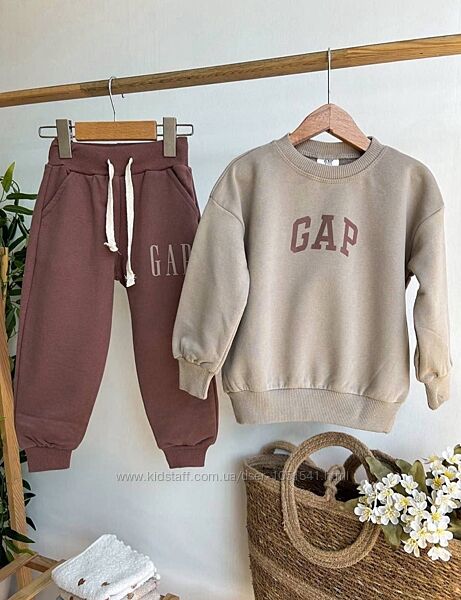 Спортивний костюм на байці gap ріст від 98 до 128 см