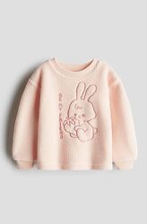 Флісова тепла кофта h&m від 98 до 104 см