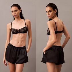 Піжамні сатинові жіночі шорти Calvin Klein р. М