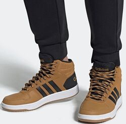 Чоловічі демісезонні кросівки Adidas Hoops 2.0 Mid EE7371