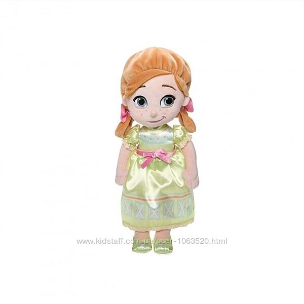Мягкая, плюшевая кукла Дисней принцесса Анна Disney Animators Anna