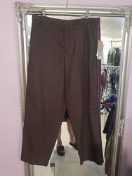 Крутые трендовые укороченные широкие мужские штаны, кюлоты zara man - 30 р