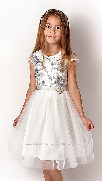 Нарядное платье для девочки Mevis 3200 - 3 цвета в наличии