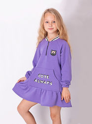 Трикотажное платье для девочки Mevis Cute Always 3592 - 3 цвета в наличии