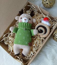 М&acuteяка іграшка олень ручна робота