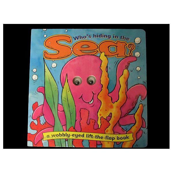 Книга детская обучающая Who hiding in the Sea