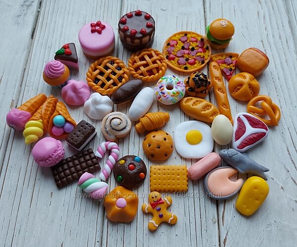 Мініатюрна їжа для ляльок з полімерної глини