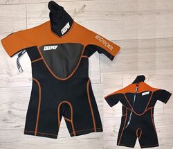 2 deeply дитячий неопреновий гідрокостюм сонцезахисний снорклінг
