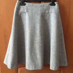 Шикарная юбка шерсть кашемир M-premier Япония XS