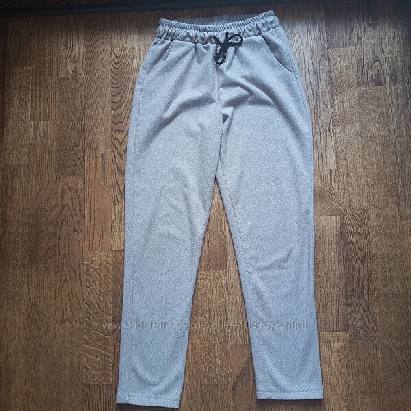 Теплые модные штаны в школу, р.158