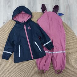 Дощовик комплект на флісі Lupilu, Грязепруф, непромокайка, костюм від дощу