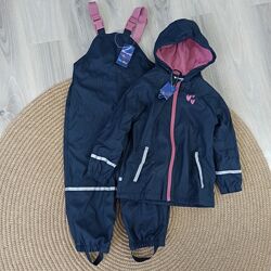 Дощовик комплект на флісі Lupilu Грязепруф, непромокайка, костюм від дощу