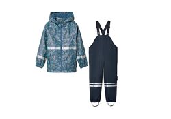 Дощовик комплект на флісі Lupilu Грязепруф, непромокайка, костюм від дощу