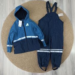 Дощовик комплект на флісі Lupilu для хлопчика, Машинка