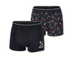 Боксери чоловічі Parkside 2 шт  Принт інструменти  Розмір L