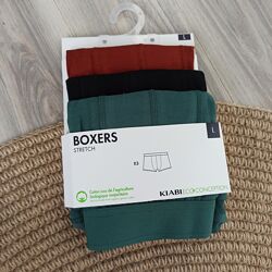 Боксери чоловічі розмір S або підліткові Kiabi 3 шт бавовна