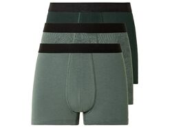 Боксери чоловічі Livergy 3 шт  бавовна, батальний розмір, Зелені