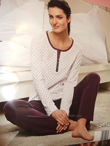  Пижамы Skin to Skin, H&M, Германия, хлопок.