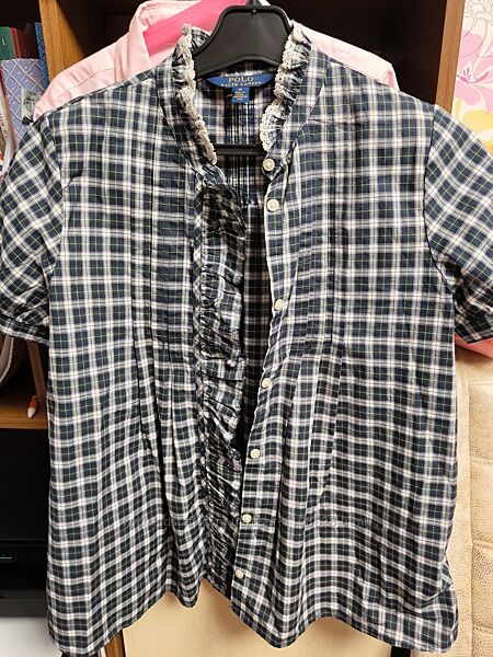 Сорочка короткий рукав клітинка Ральф Лорен Ralph Lauren 10-12 років